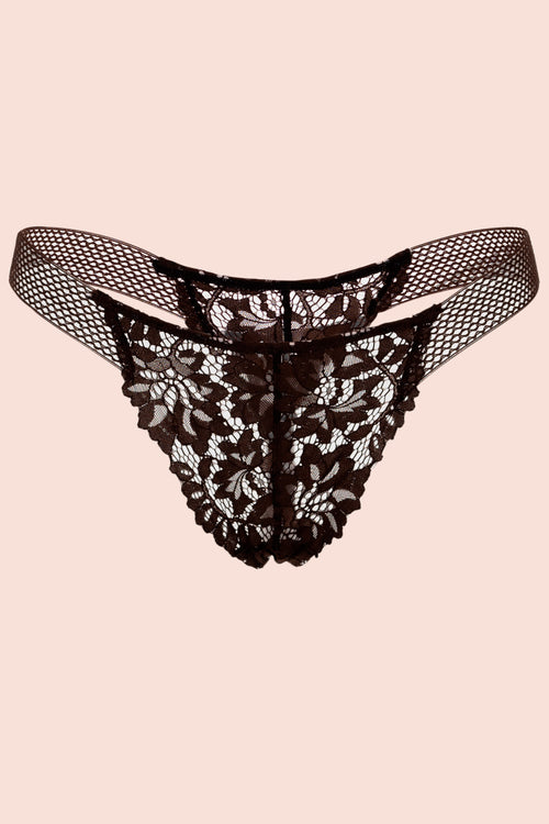 Umber Camellia Panty